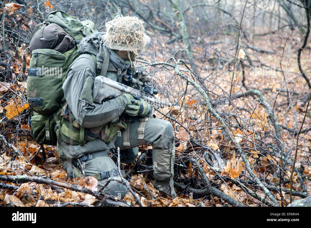 Jagdkommando soldier Stock Photo