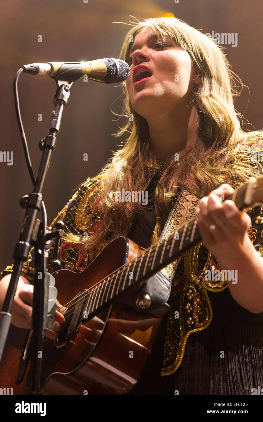 London, UK, 27th Jan, 2015. First Aid Kit, Johanna & Klara Söderberg, Eventim Apollo. Credit