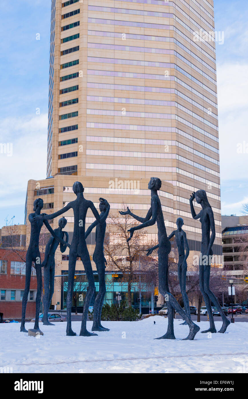 Downtown calgary sculptures hires stock photography and images Alamy