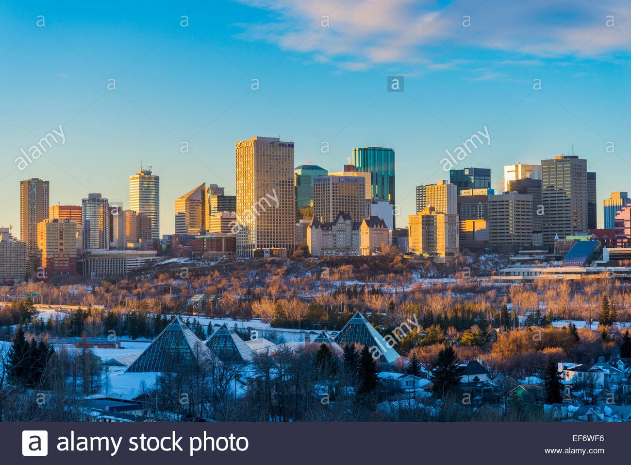 Edmonton City Winter High Resolution Stock Photography and Images Alamy
