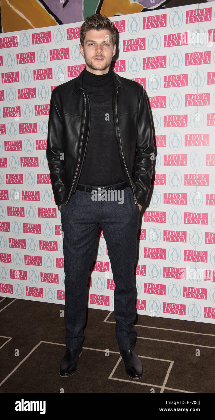 London ,UK. 27th January, 2015.  Jim Chapman attends the YouTube megastar, Tanya Burr Publication of her book, Love Tanya by Penguin at Rosewood London. Credit:  See Li/Alamy Live News Stock Photo