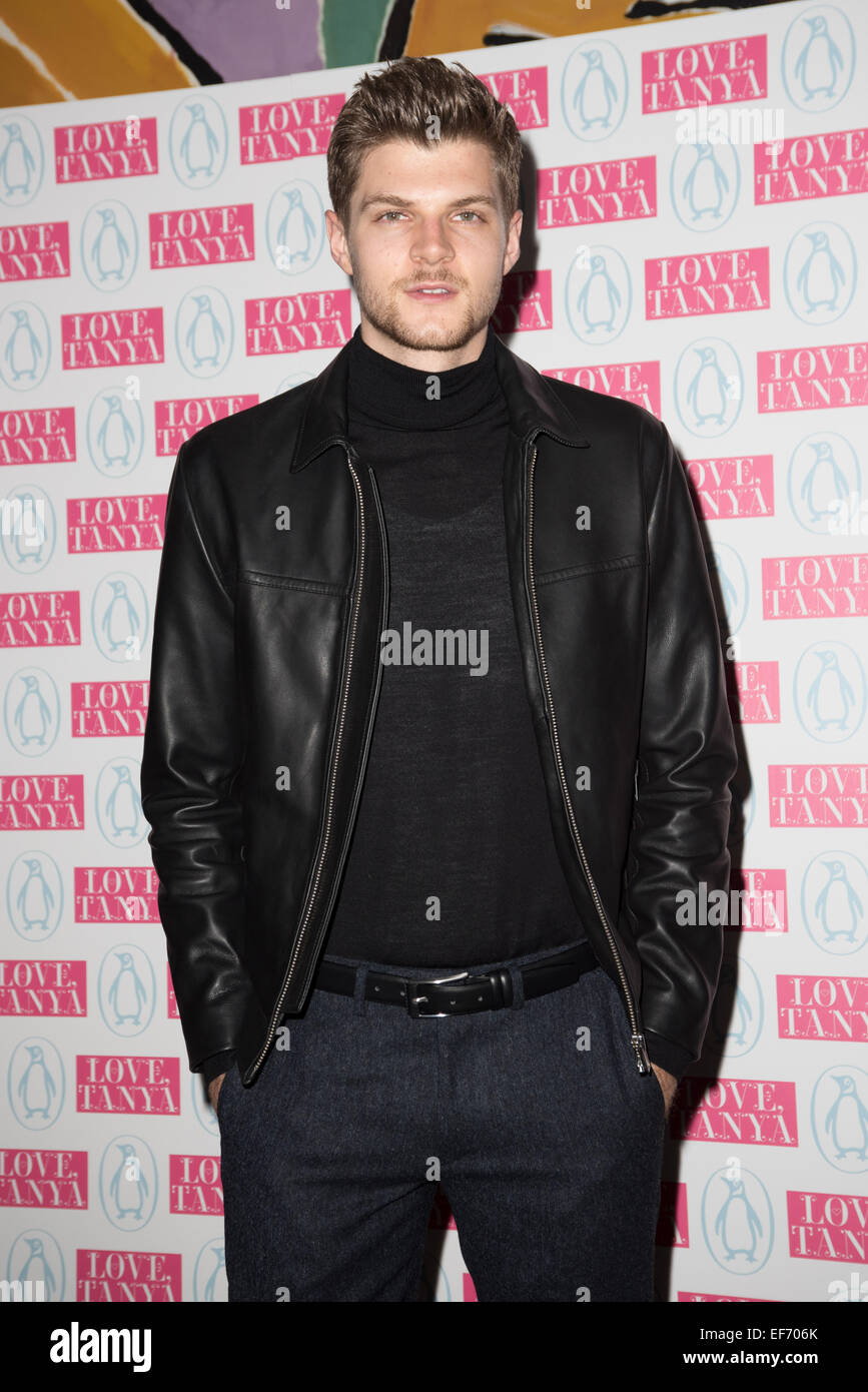 London ,UK. 27th January, 2015.  Jim Chapman attends the YouTube megastar, Tanya Burr Publication of her book, Love Tanya by Penguin at Rosewood London. Credit:  See Li/Alamy Live News Stock Photo