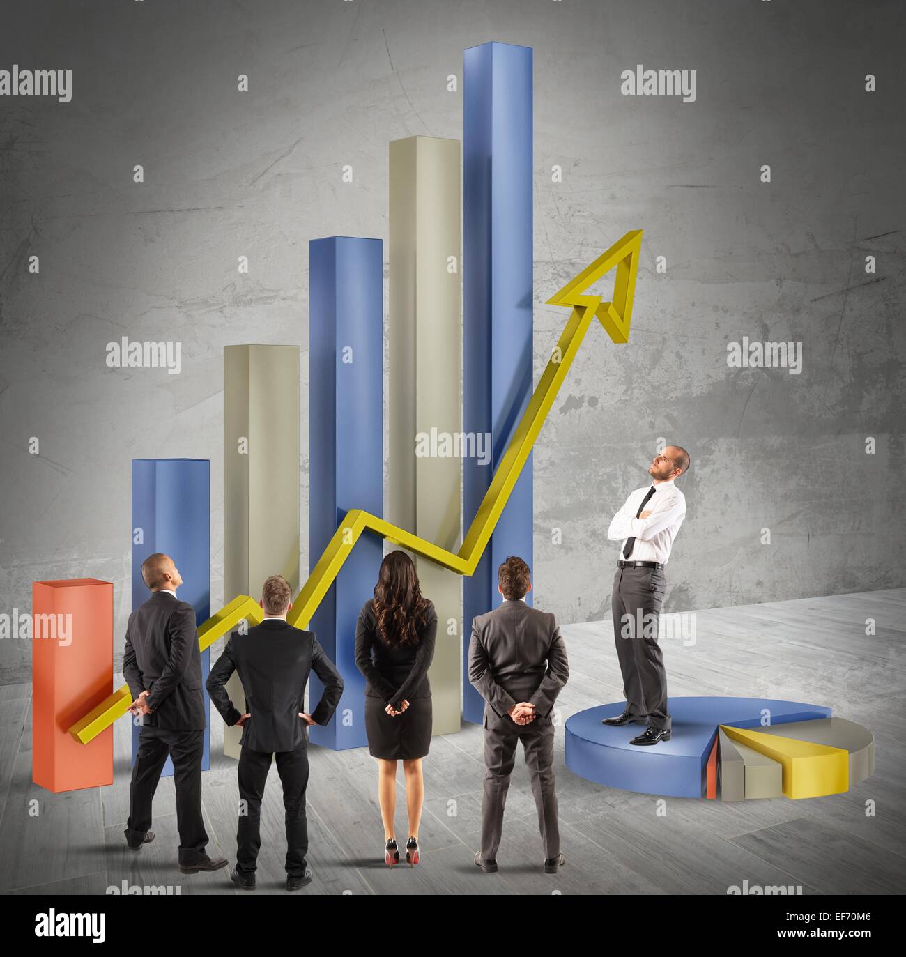 Business chart explain hi-res stock photography and images - Alamy