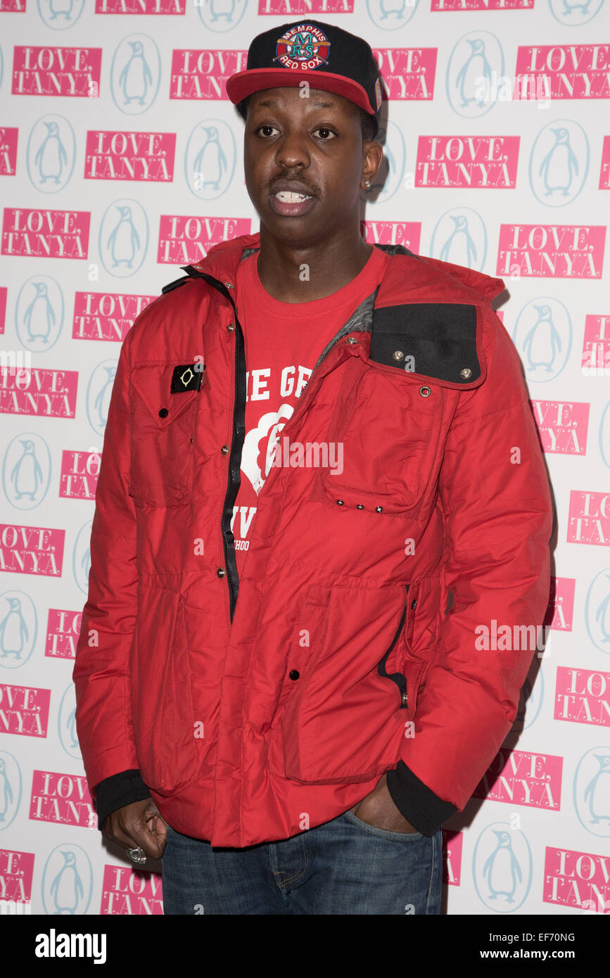 London ,UK. 27th January, 2015.  Jamal Edwards attends the YouTube megastar, Tanya Burr Publication of her book, Love Tanya by Penguin at Rosewood London. Credit:  See Li/Alamy Live News Stock Photo