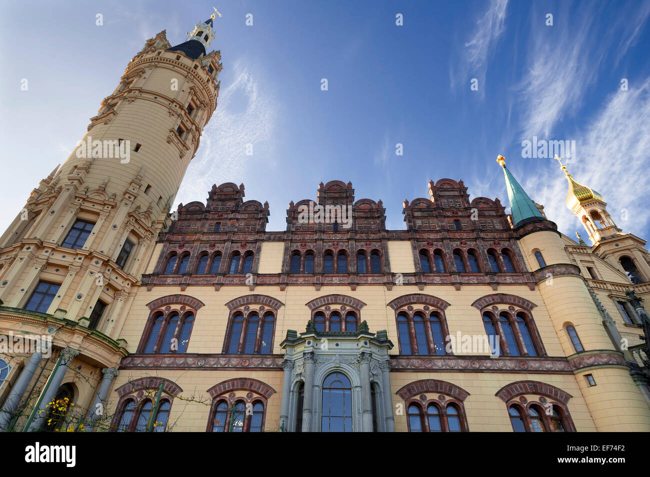 Schwerin Castle, Built From 1845 To 1857, Romantic Historicism, East ...