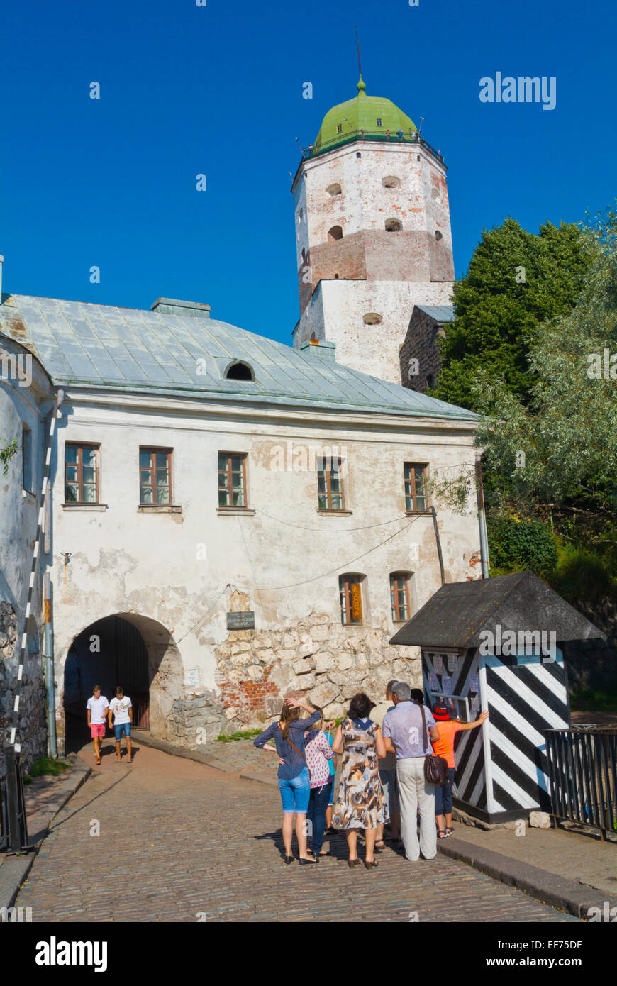 Castle (1290), Vyborg, Karelia, Russia, Europe Stock Photo