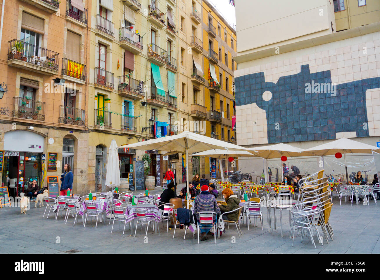 El Raval district, Barcelona, Spain Stock Photo