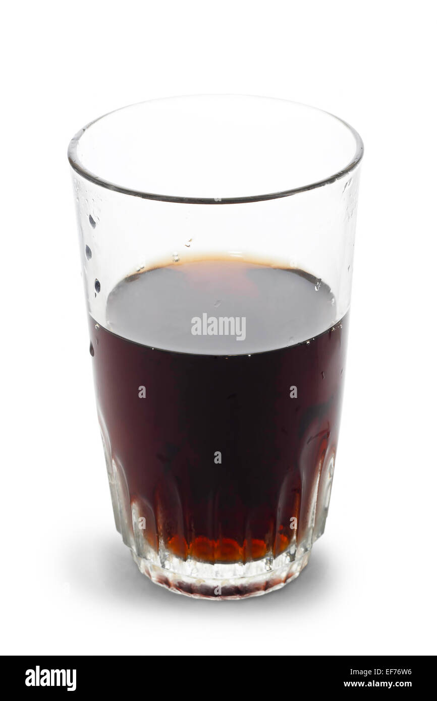 coke glass isolated on white background Stock Photo
