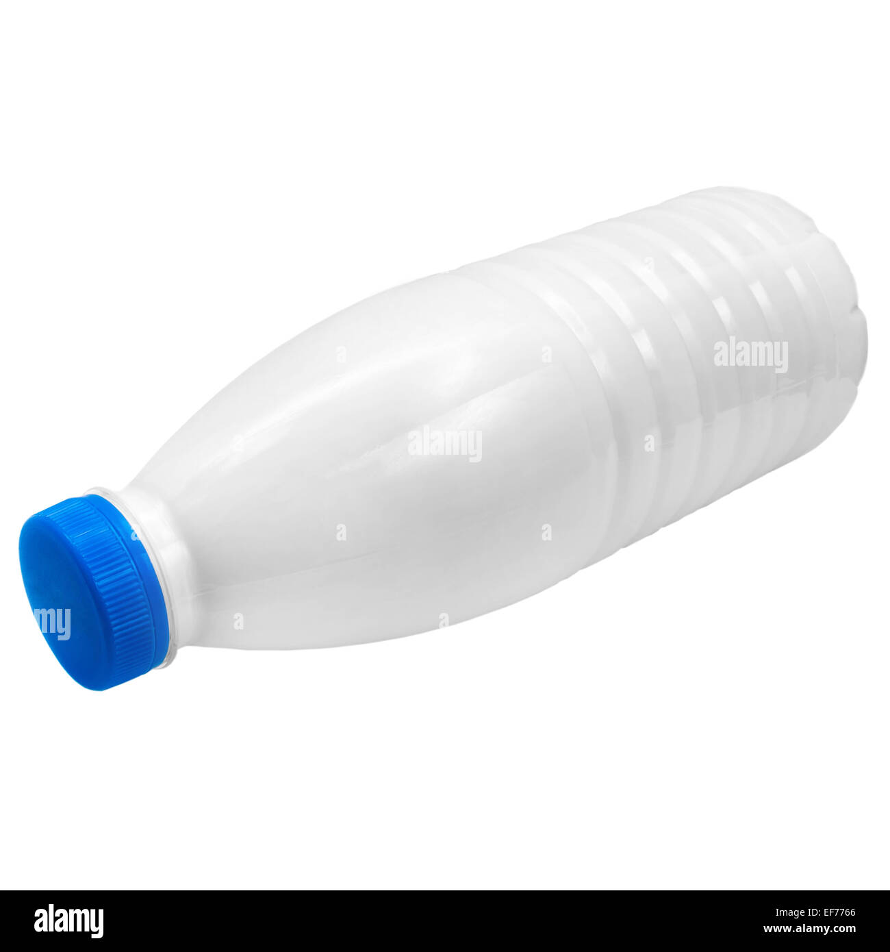 milk plastic bottle isolated white background Stock Photo - Alamy