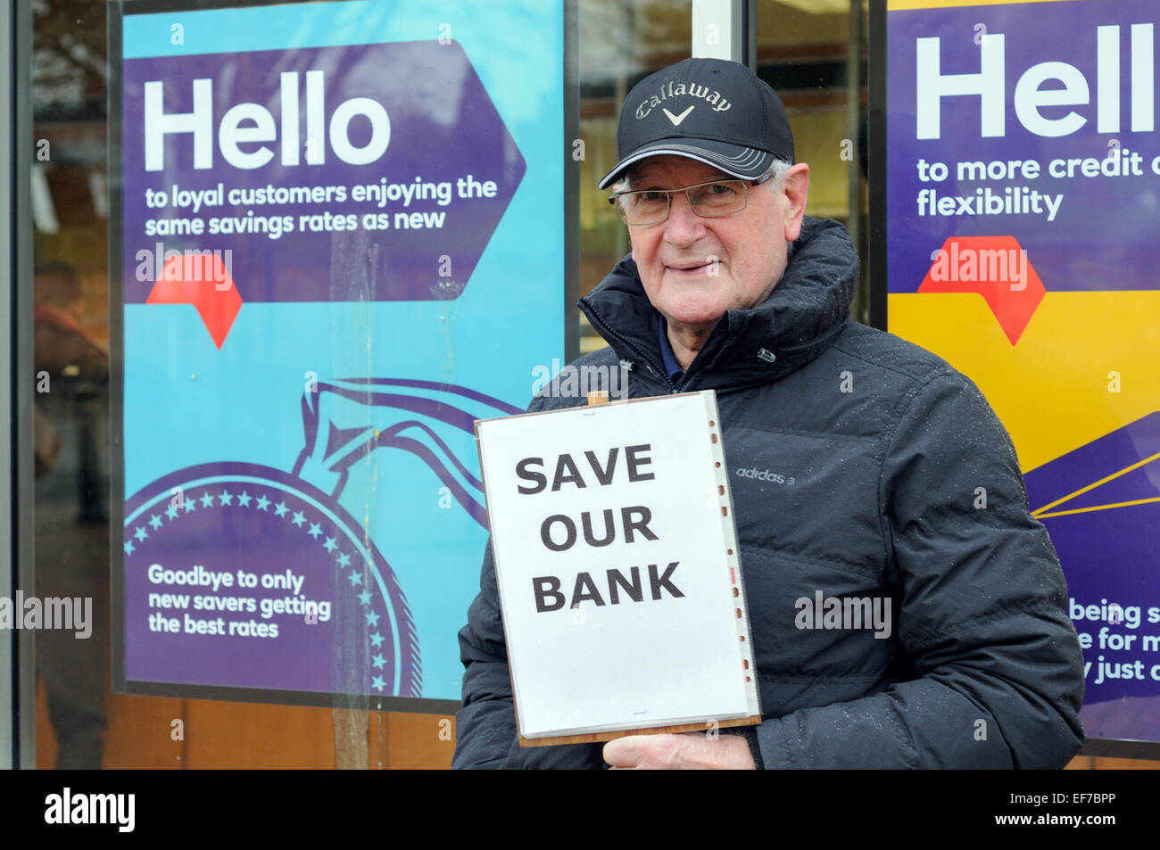 Sam Boote Keyworth, Nottinghamshire, UK. 28th January, 2015. Local Councillor Sam ...