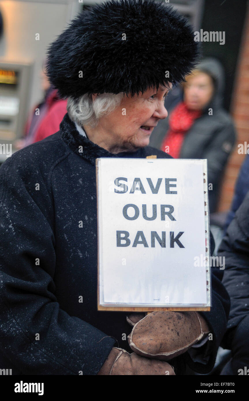 Sam Boote Keyworth, Nottinghamshire, UK. 28th January, 2015. Local Councillor Sam ...