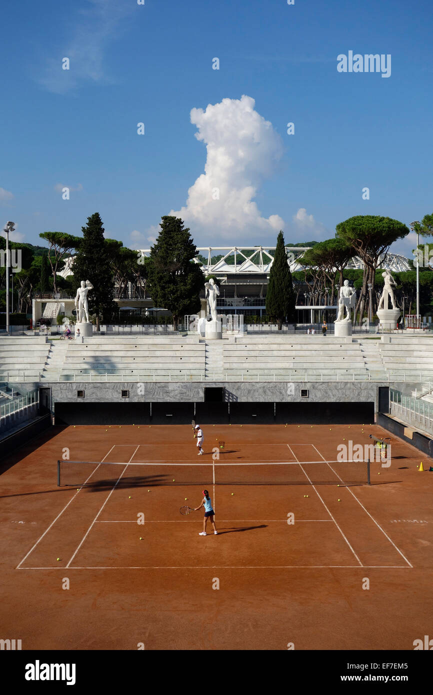 Tennis courts foro italico rome hi-res stock photography and images - Alamy