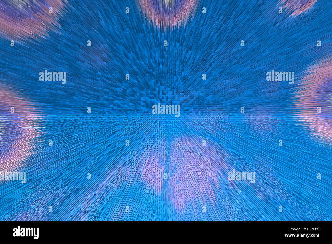 pattern of blue triangles Stock Photo