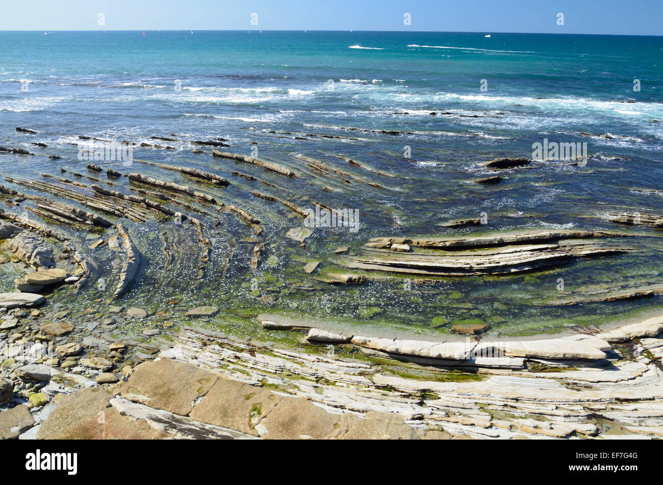 Atlantic ocean floor in time of the low tide Stock Photo: 78227648 - Alamy