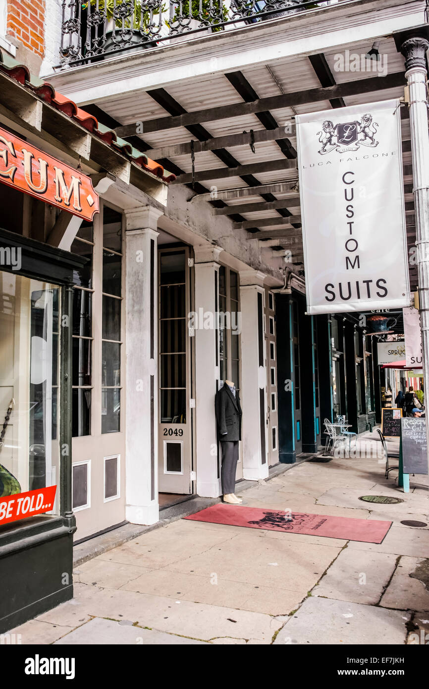 Outside luca falcone hand tailored hires stock photography and images