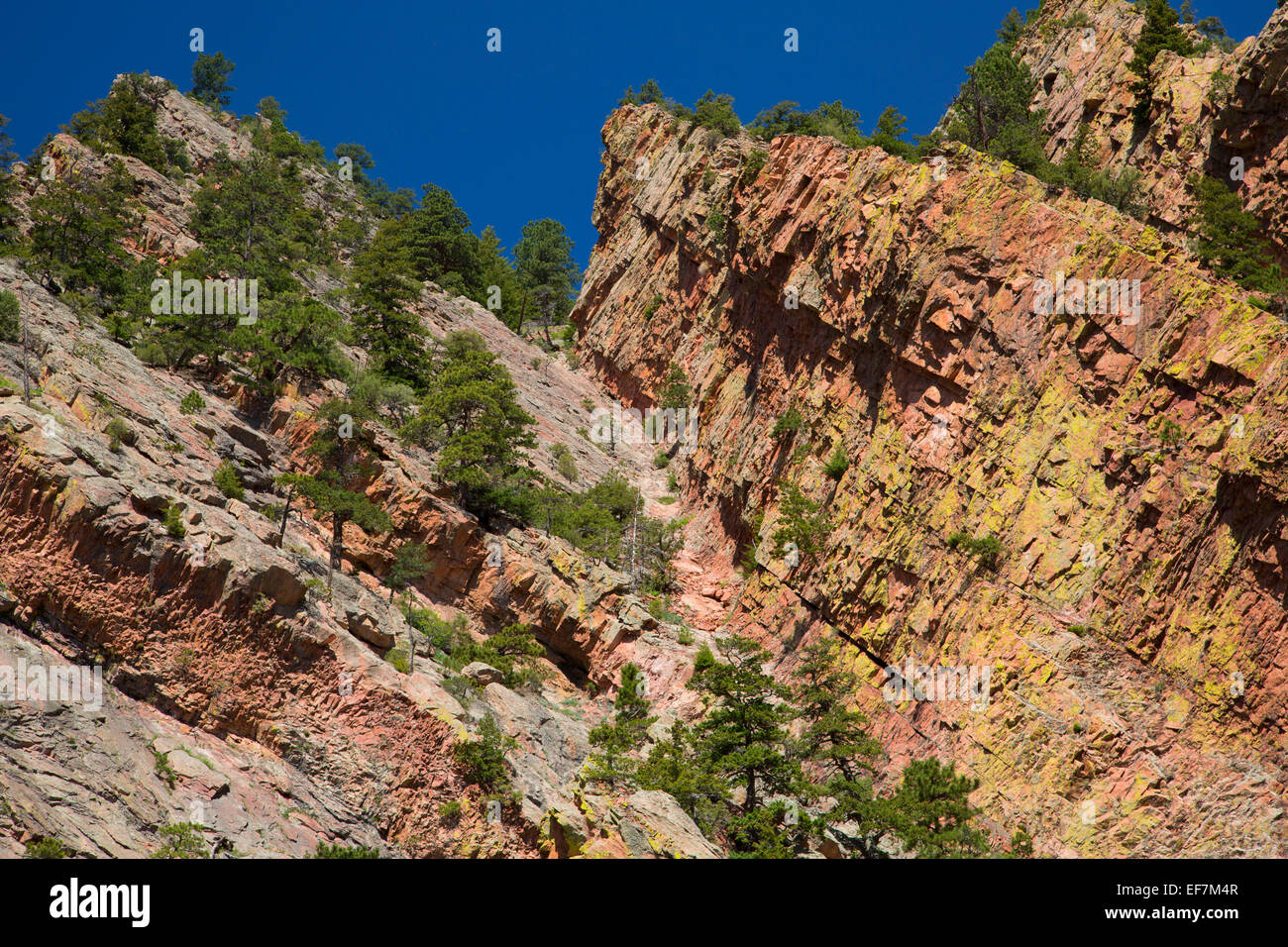 Canyon cliffs, Eldorado Canyon State Park, Colorado Stock Photo Alamy