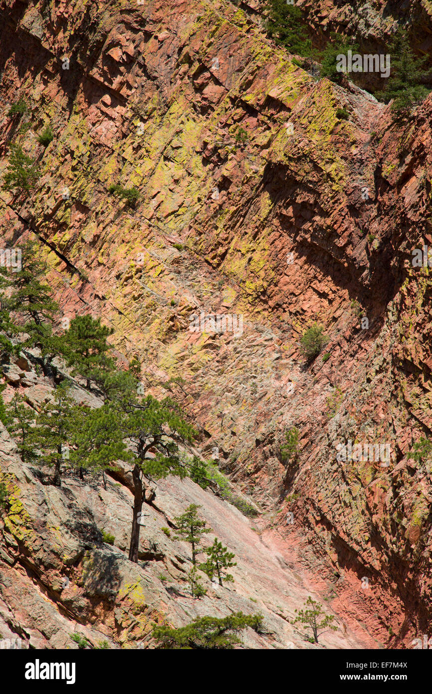 Canyon cliffs, Eldorado Canyon State Park, Colorado Stock Photo Alamy
