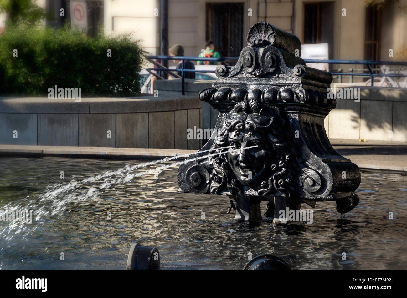 Tinguely Fountain, Basel, Switzerland Stock Photo