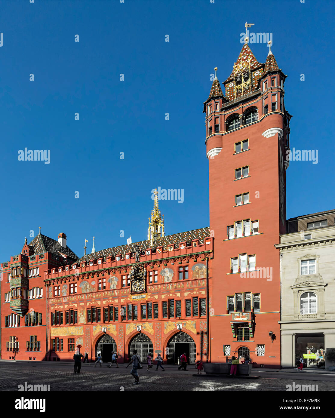City Hall Basel, Switzerland Stock Photo