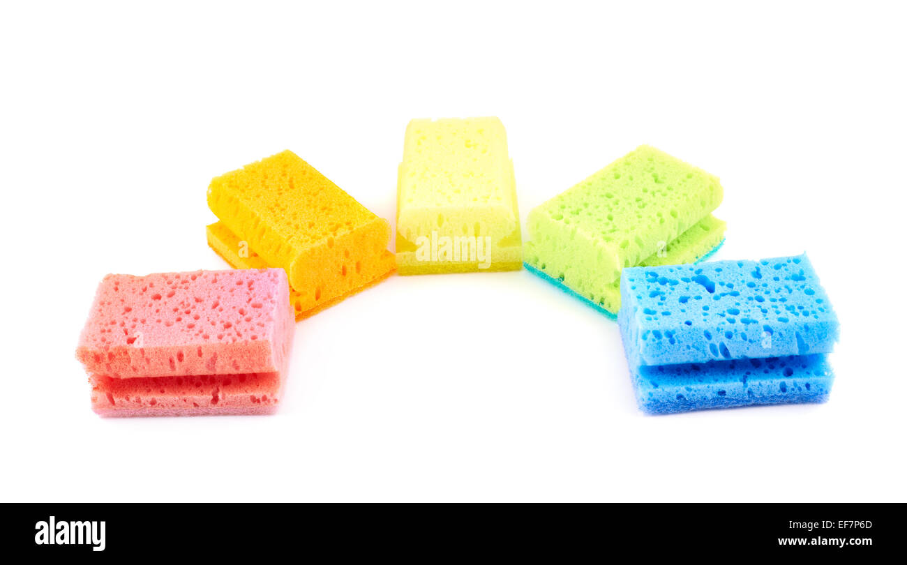 https://c8.alamy.com/comp/EF7P6D/set-of-five-colorful-sponges-EF7P6D.jpg
