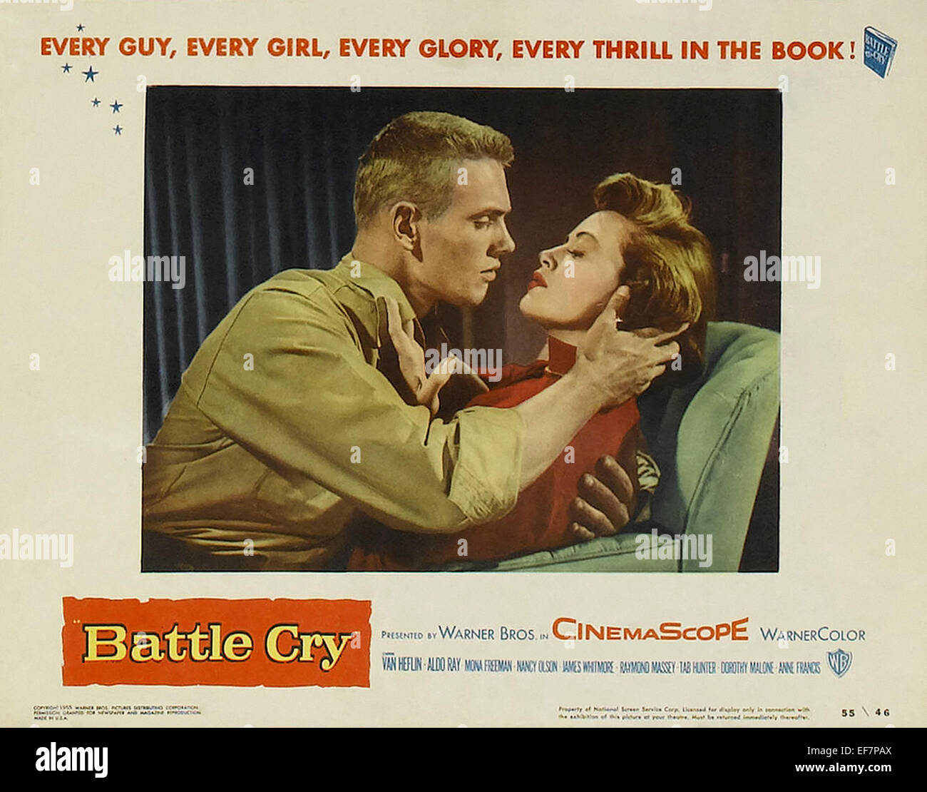 Battle Cry - Movie Poster Stock Photo