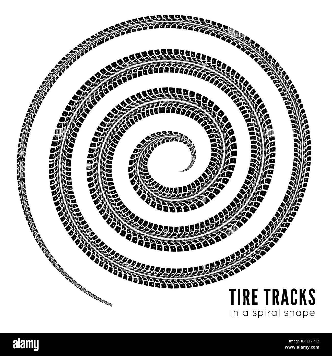 Tyre tread marks Cut Out Stock Images & Pictures Alamy