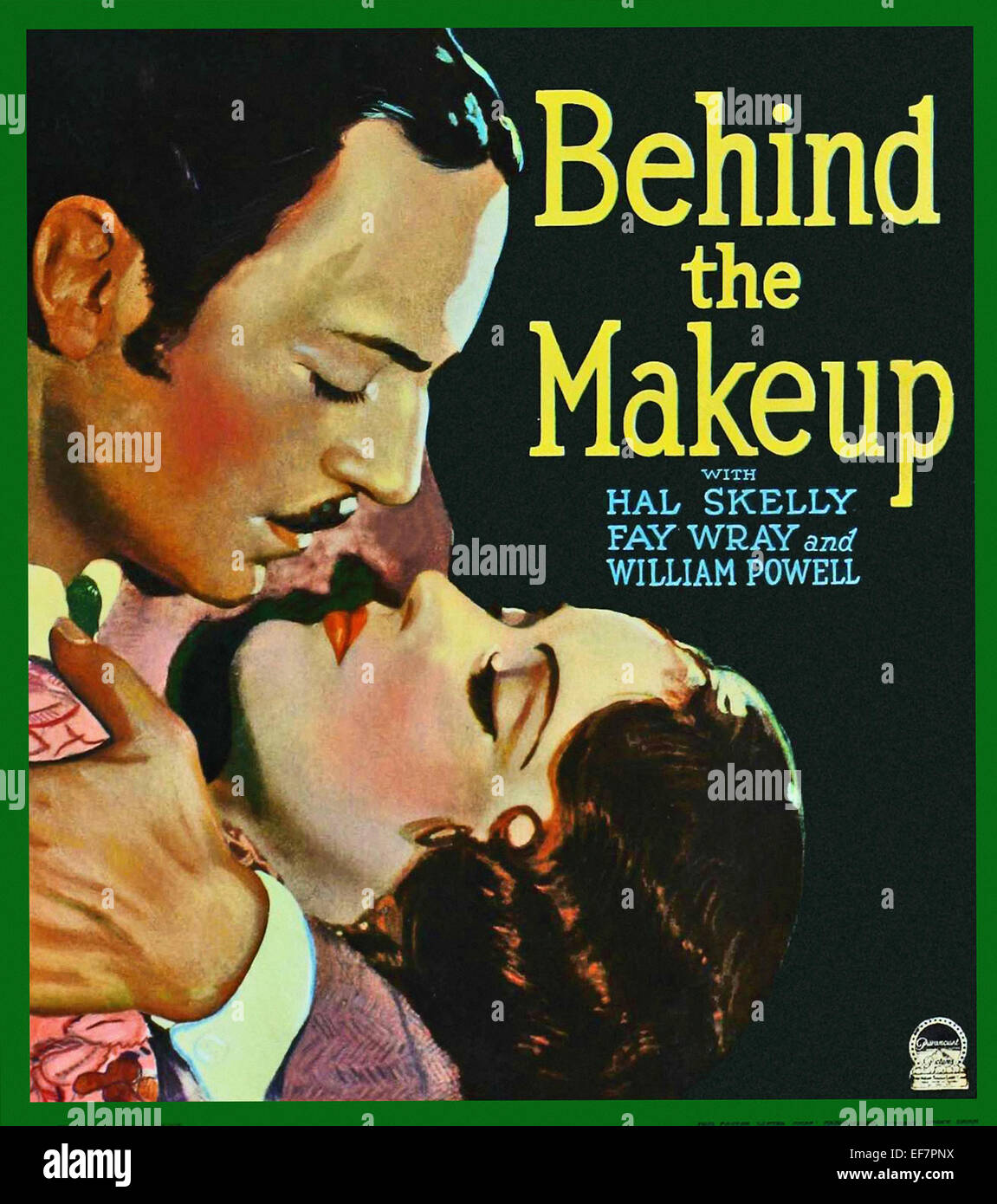 Behind the Make-up - Movie Poster Stock Photo