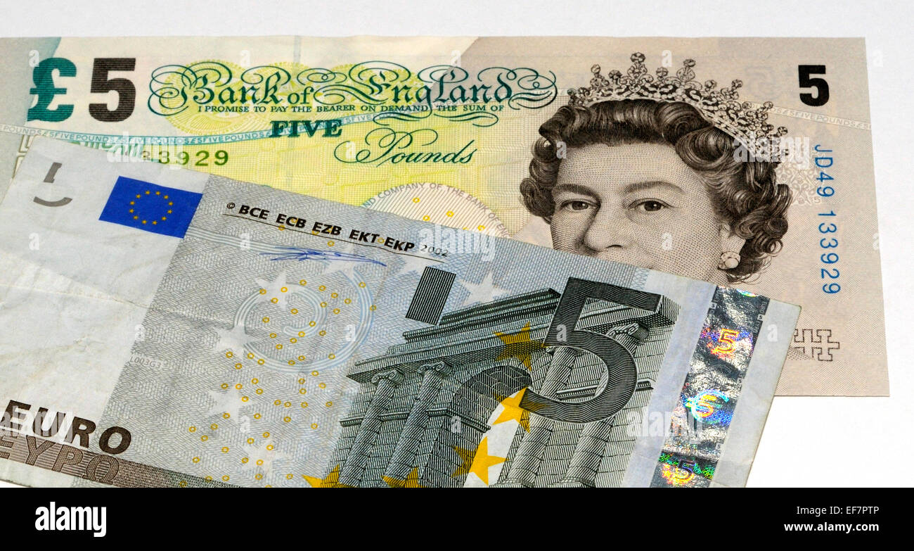 Euro notes and pound notes hires stock photography and images Alamy