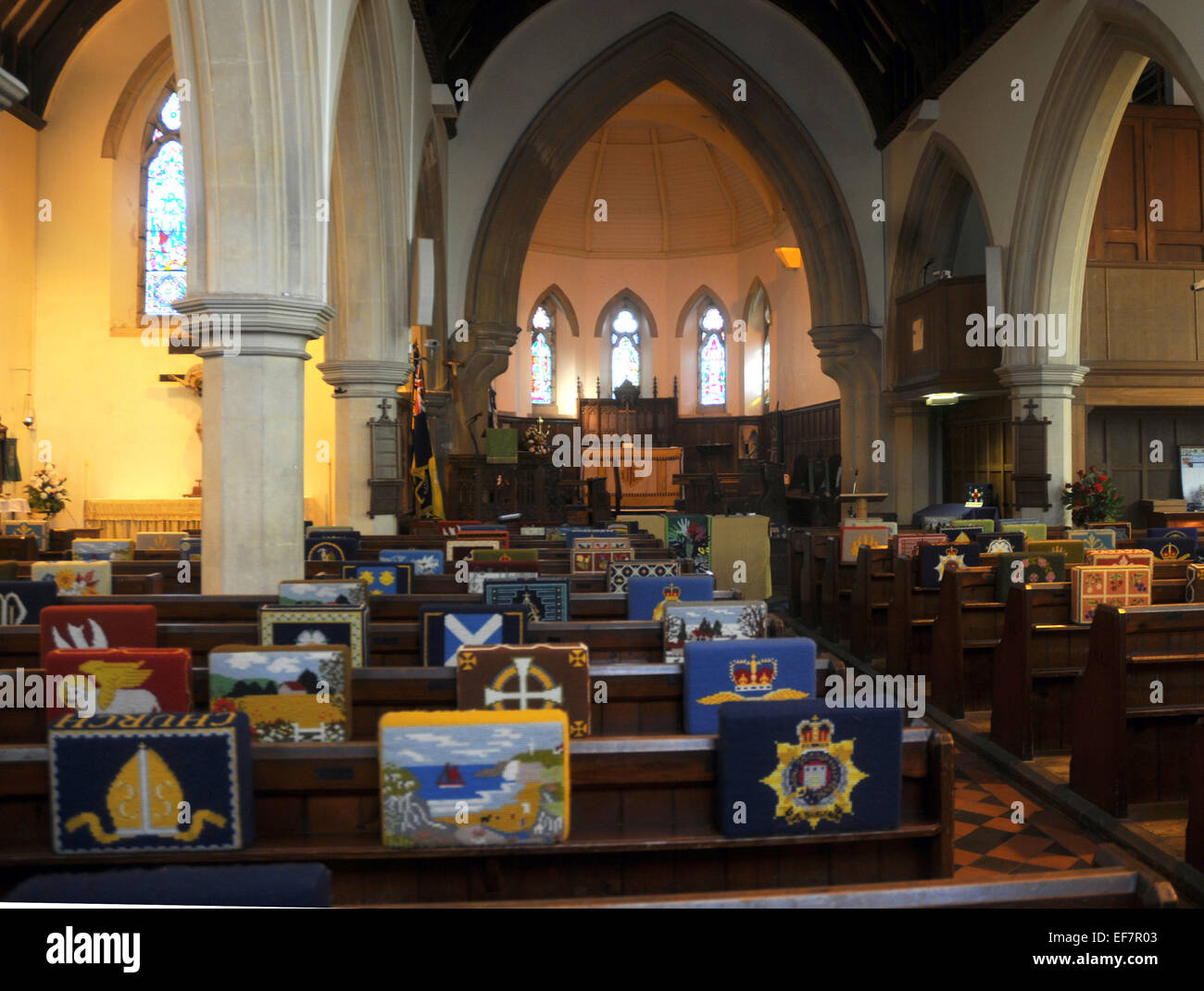 All Saints Church at Marazion, Cornwall Stock Photo