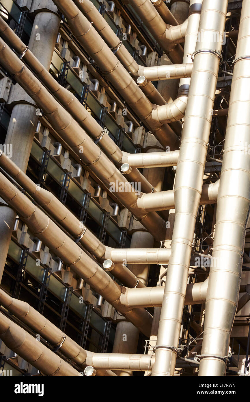Section of Lloyds building, London Stock Photo