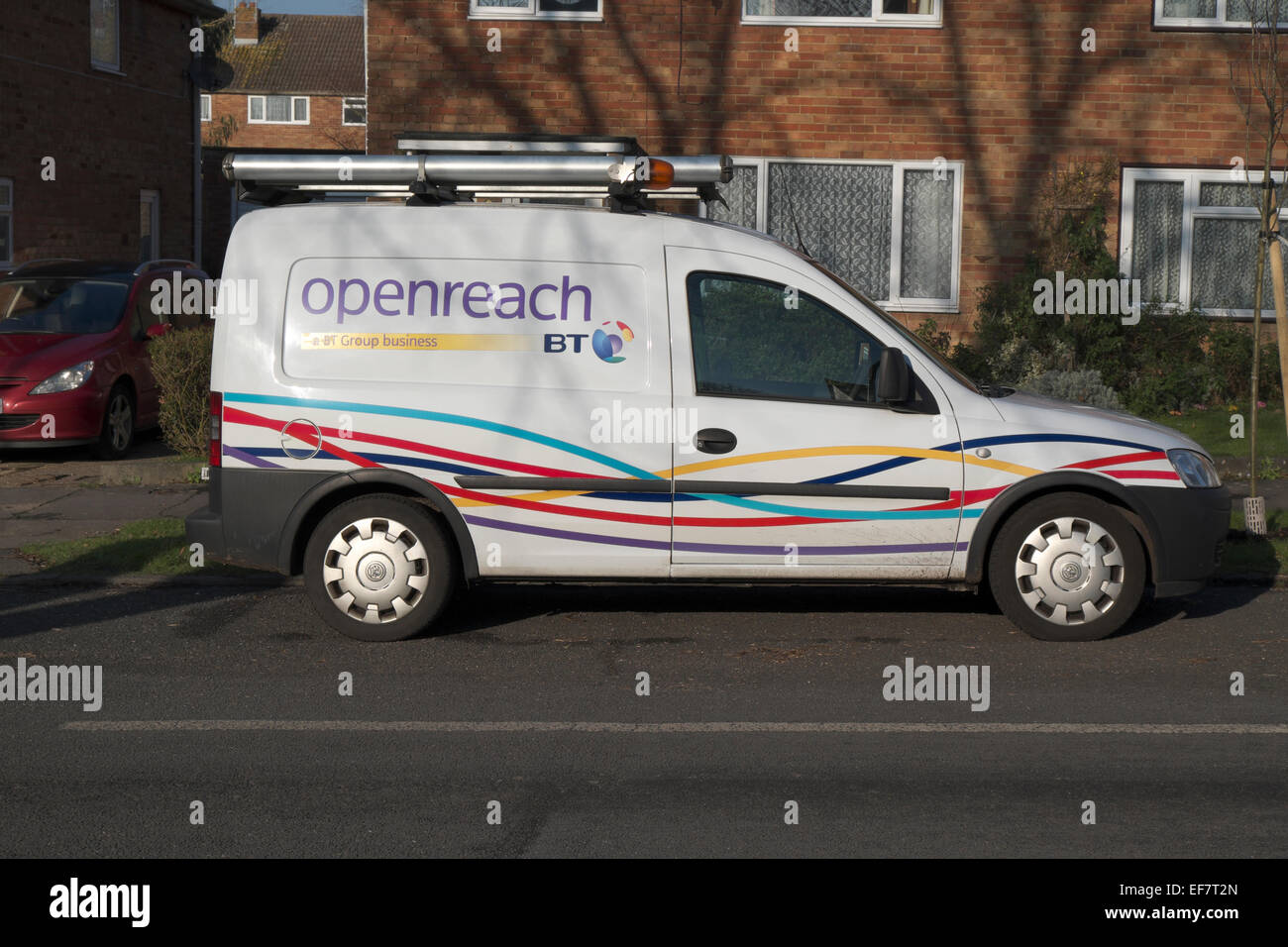 bt openreach van Stock Photo Alamy