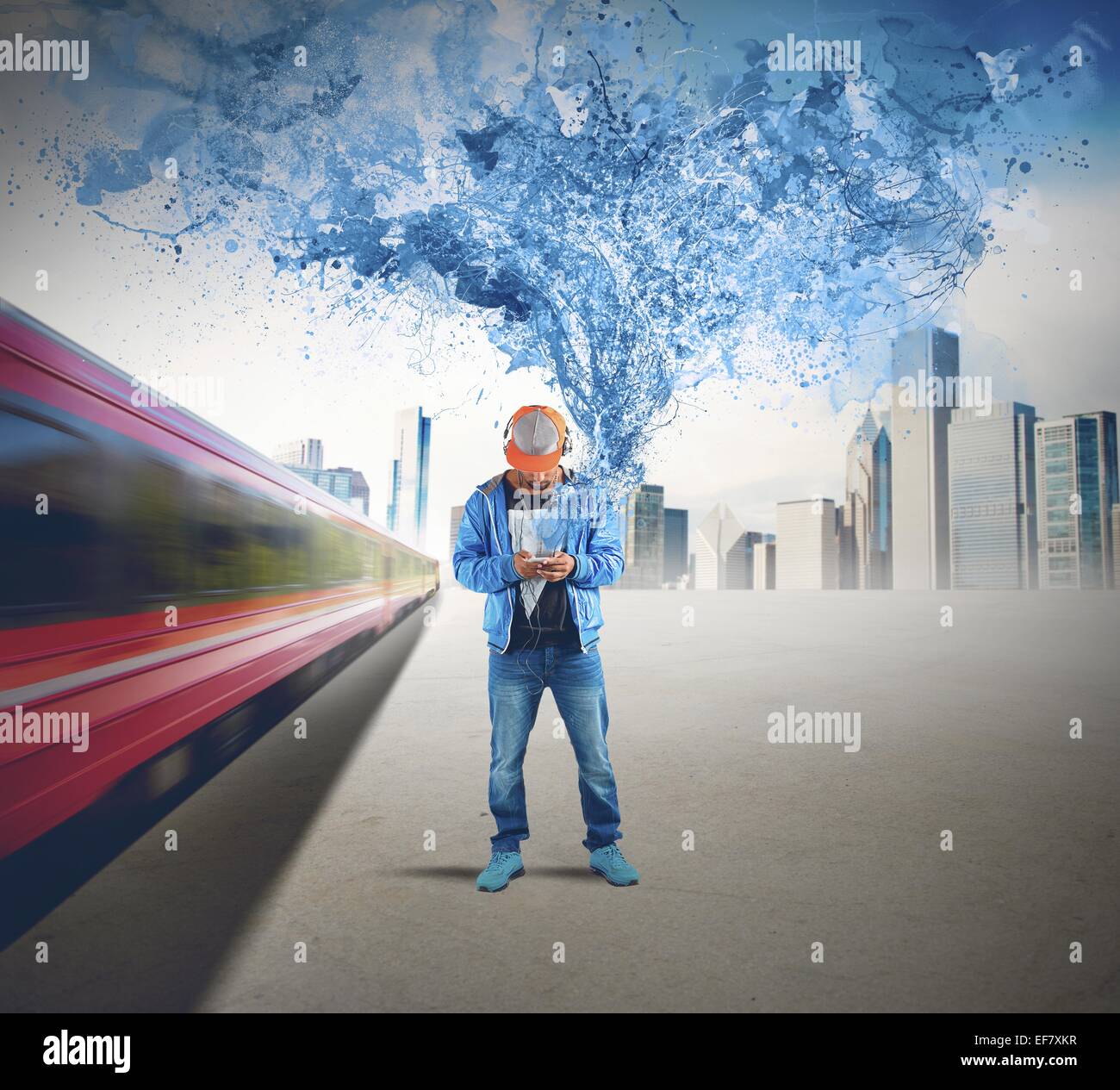 Hip-hop music Stock Photo