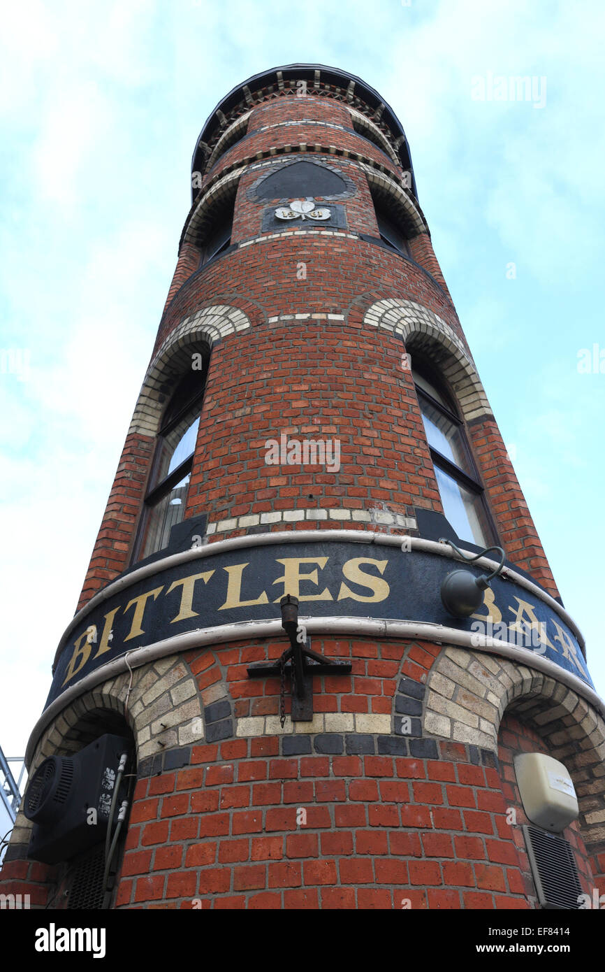 Bittles Bar, Belfast city. Lively modern city. Stock Photo