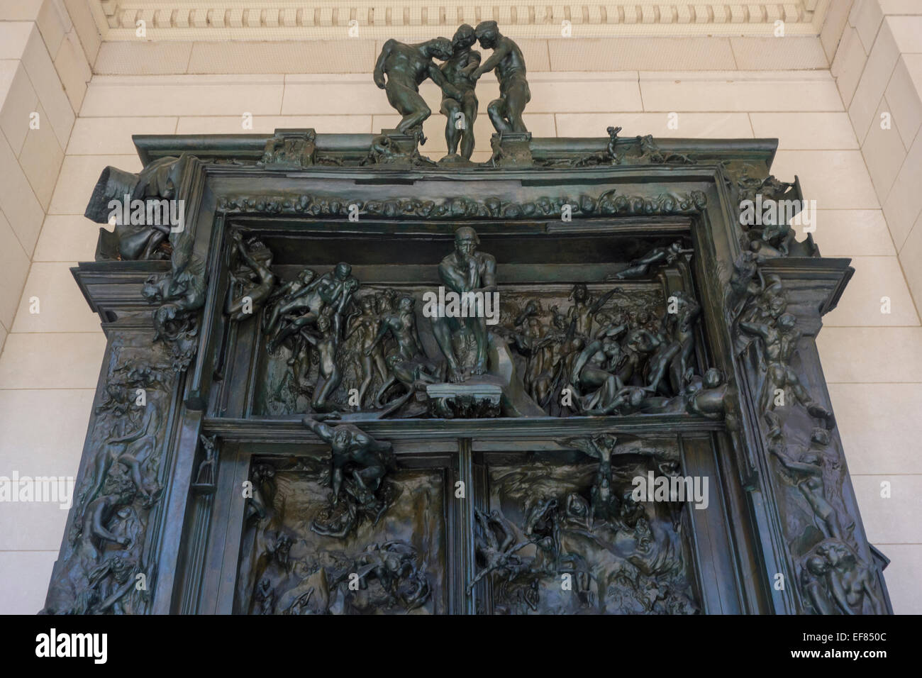 Rodin museum in Philadelphia PA Stock Photo