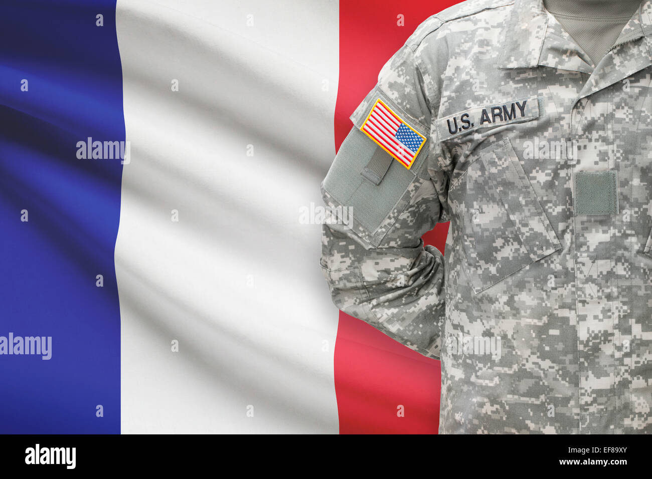 American marines in france hi-res stock photography and images - Alamy