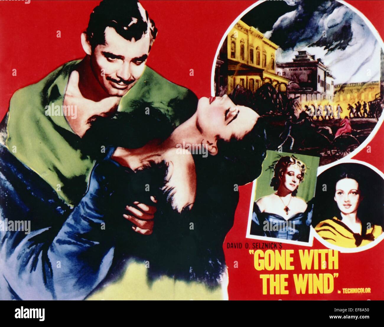 Gone with the wind movie poster hi-res stock photography and