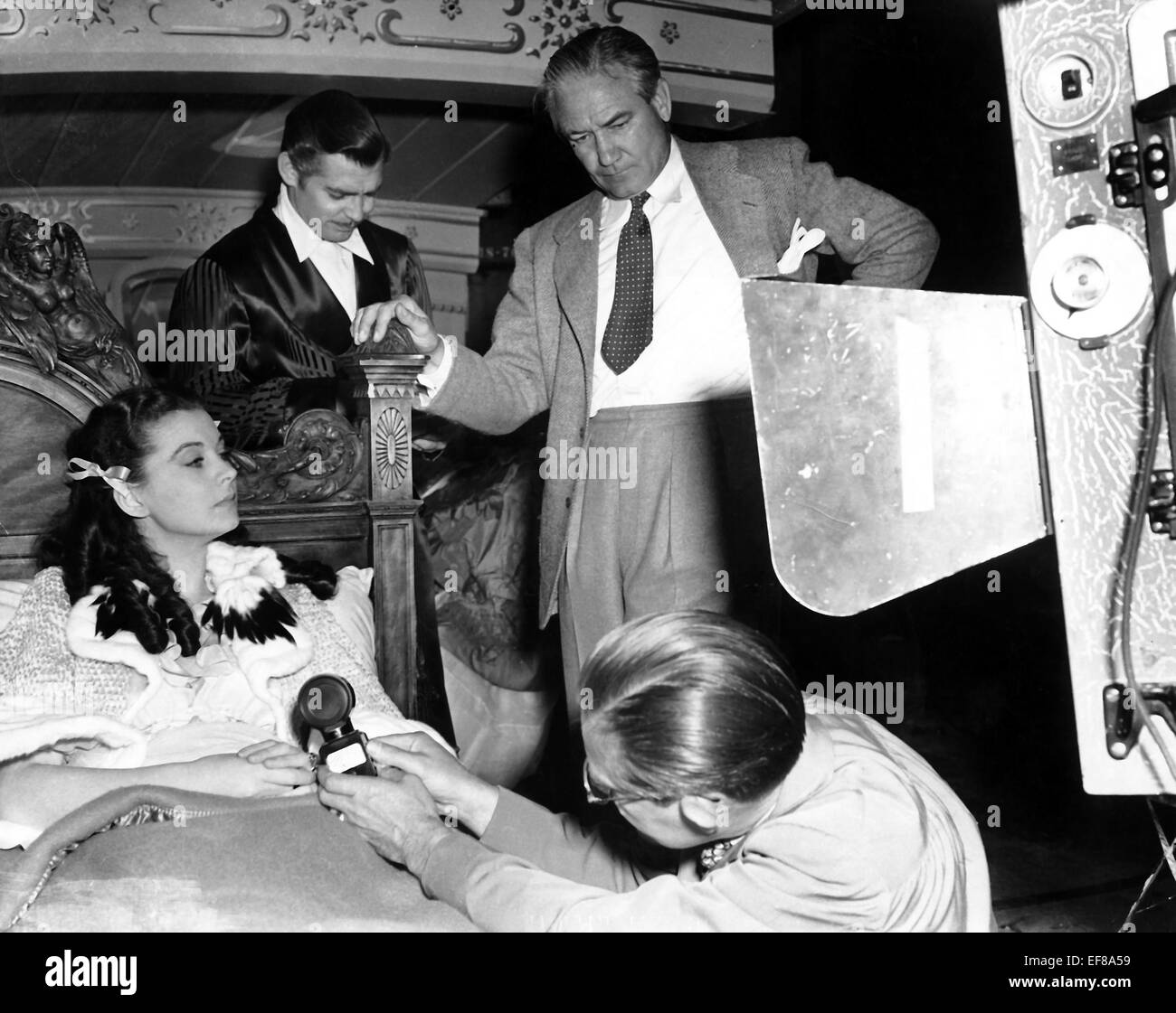 VIVIEN LEIGH, CLARK GABLE, VICTOR FLEMING, GONE WITH THE WIND, 1939 Stock Photo