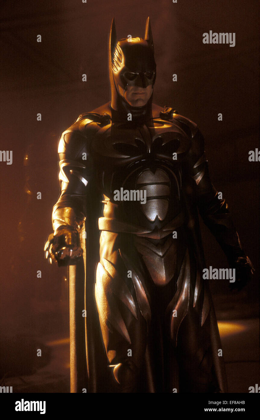 George Clooney Batman Robin 1997 Stock Photo Alamy