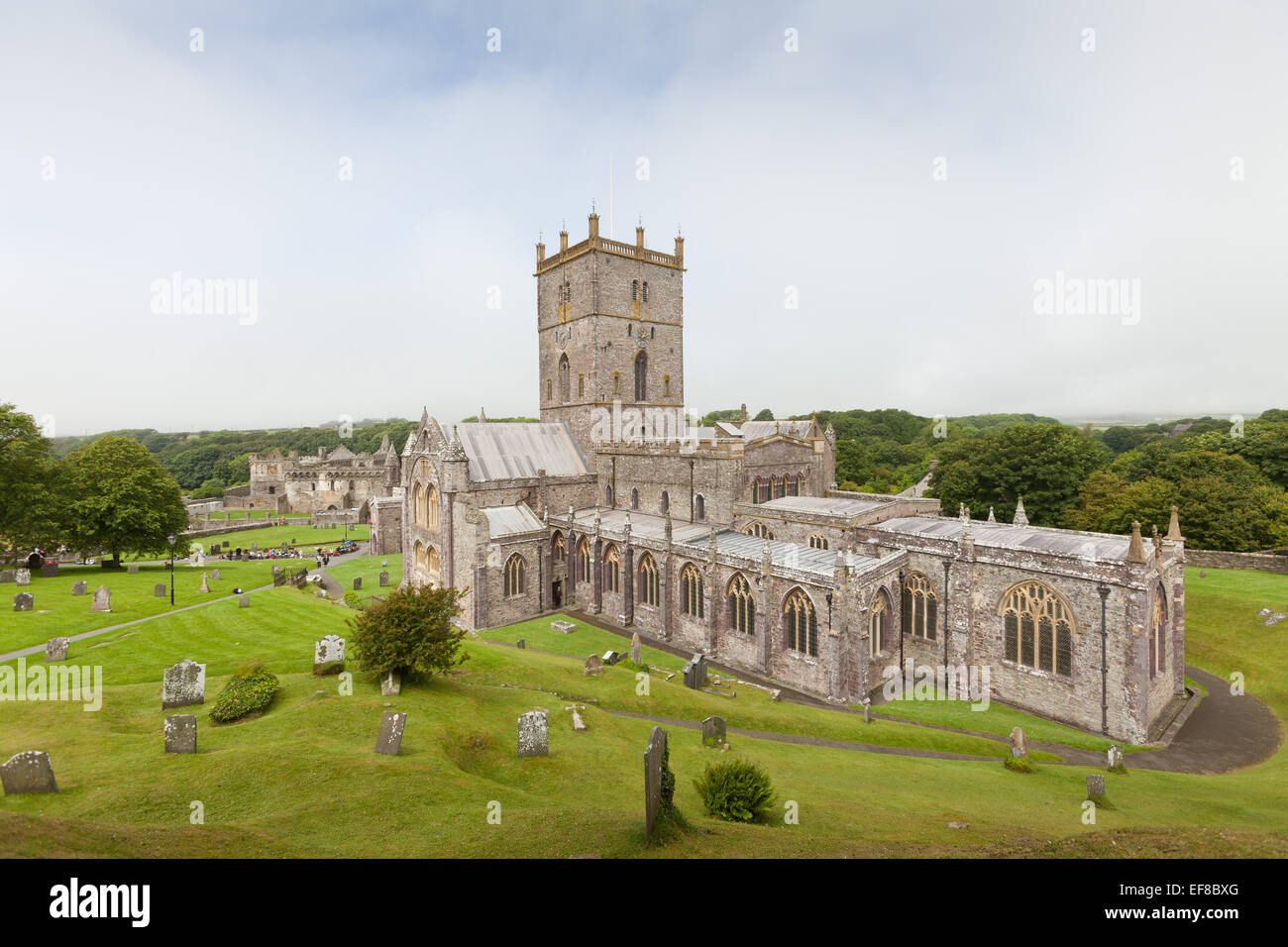 St David's Cathedral, Pembrokeshire, Wales Stock Photo