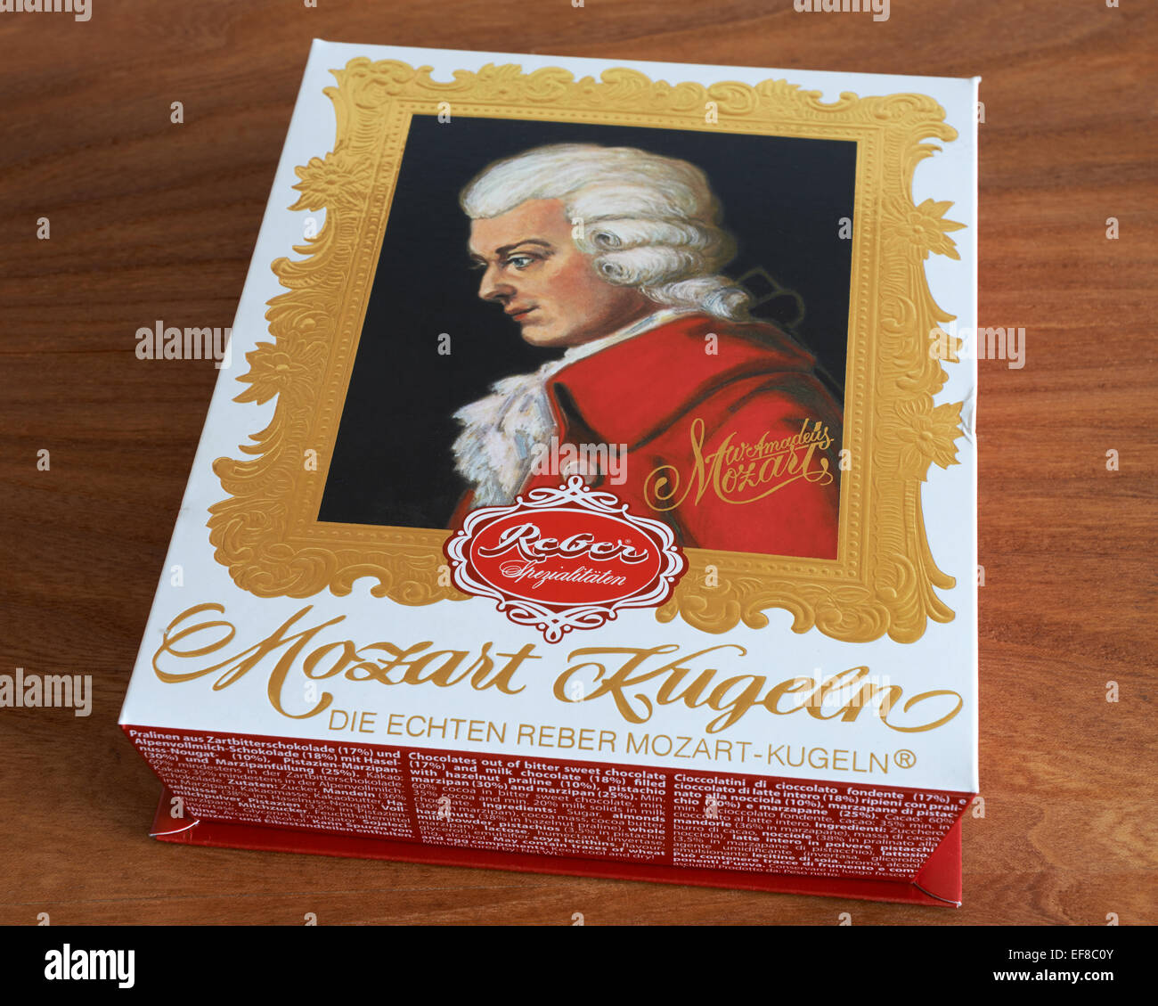 Die Echten Reber Mozart-Kugeln cocolates Stock Photo