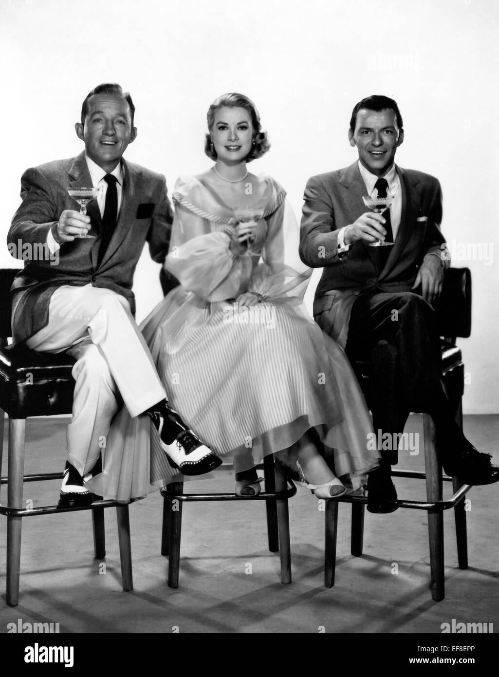 Frank Sinatra Grace Kelly High Black and White Stock Photos & Images ...