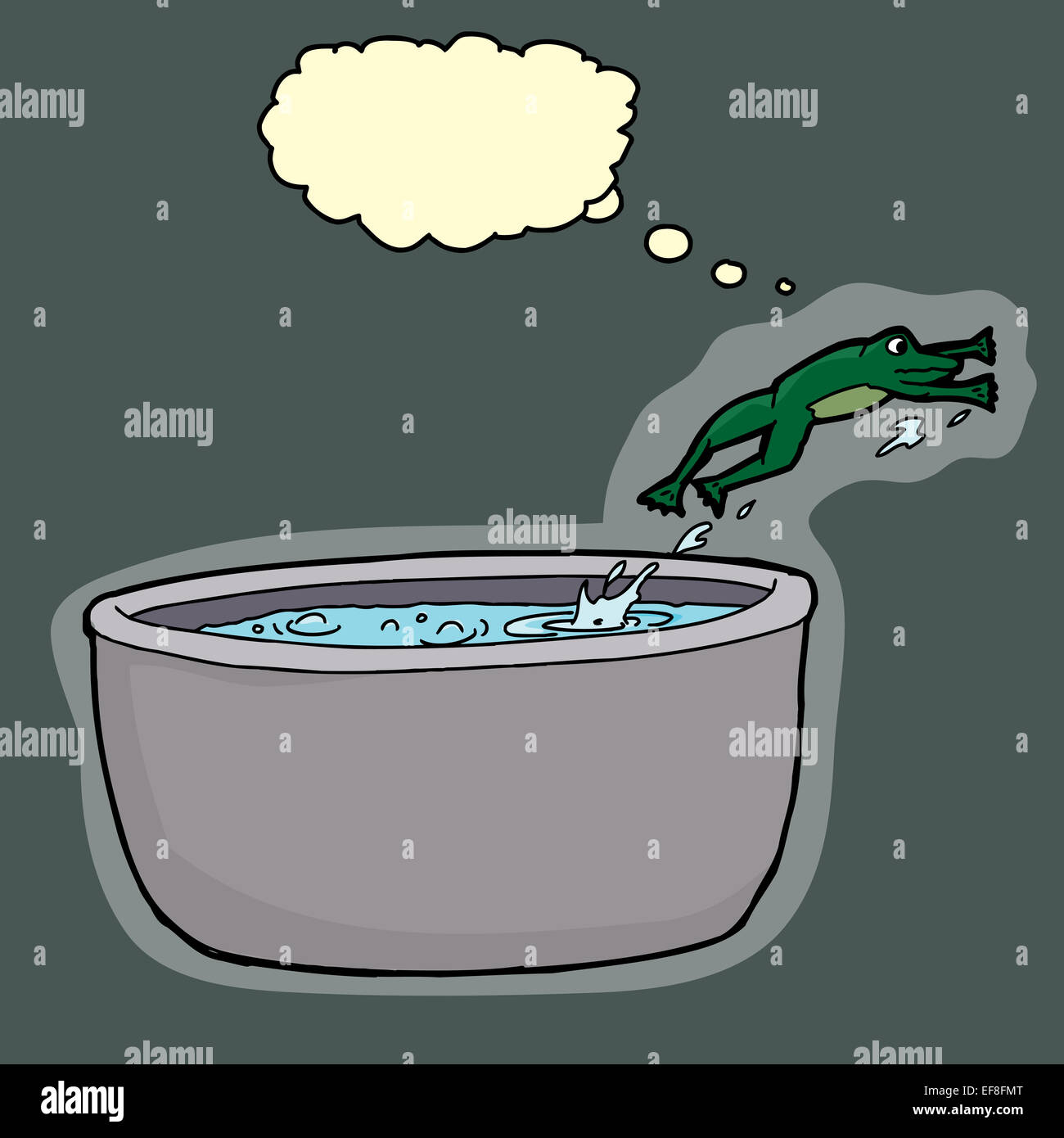 Frog jumping out of the water hires stock photography and images Alamy