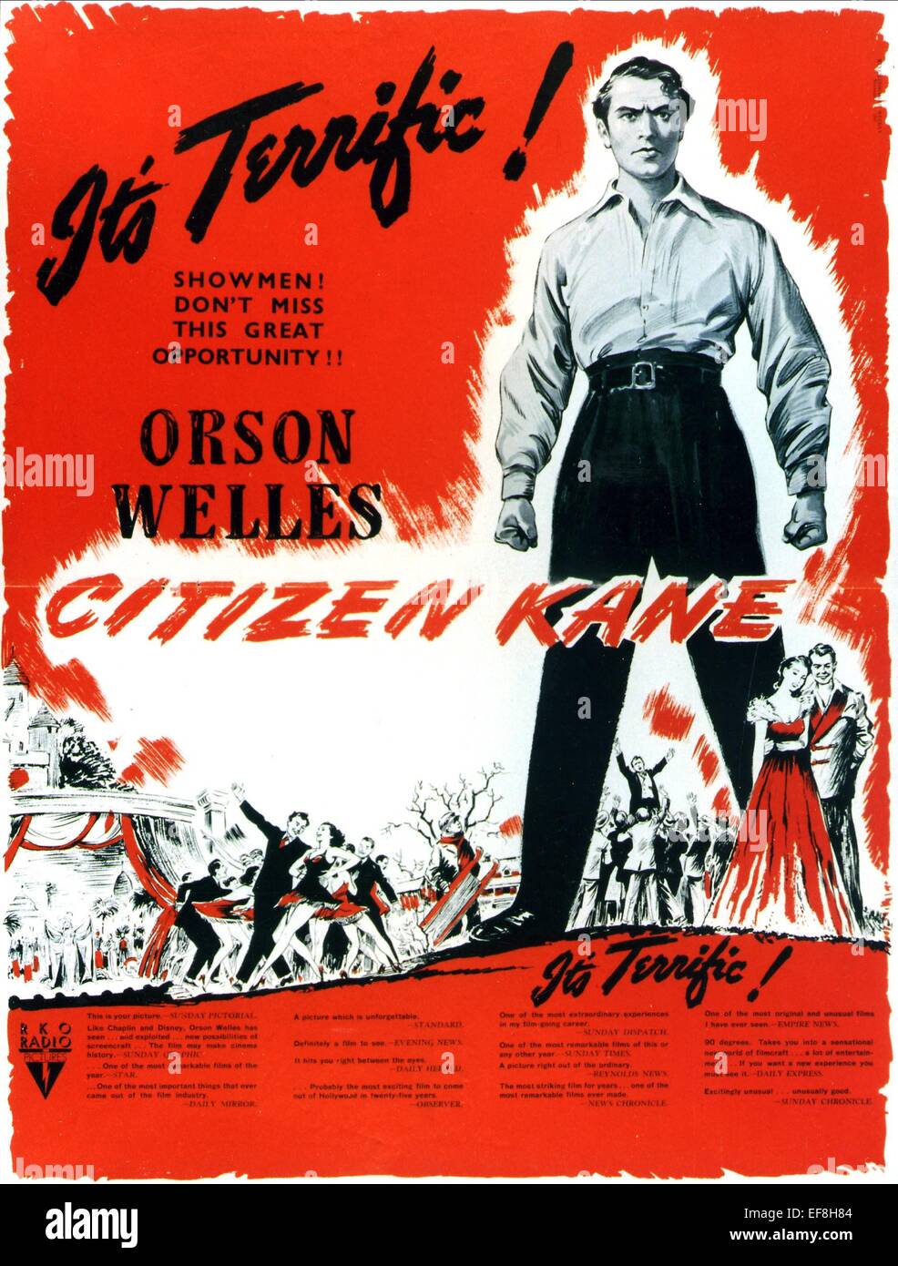 Movie Poster Citizen Kane 1941 Stock Photo Alamy