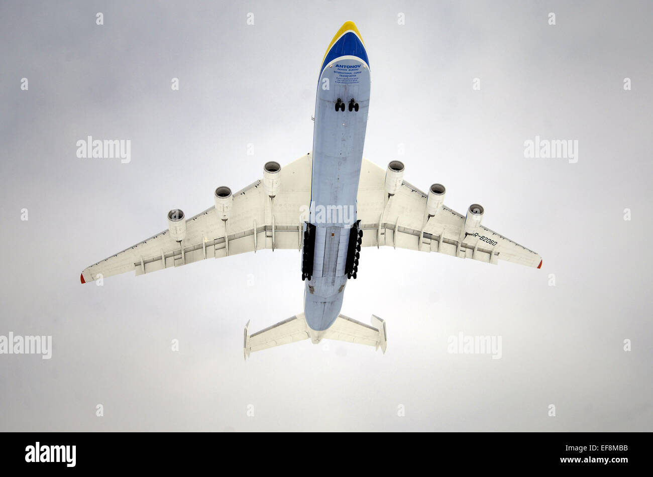 Antonov An-225 Mriya, Cargo aircraft Stock Photo