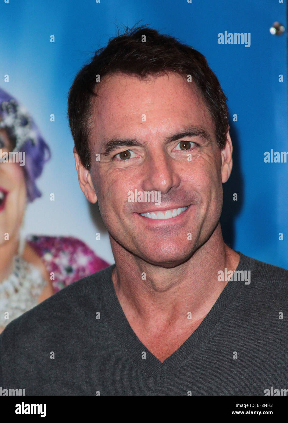 Los Angeles, California, USA. 28th Jan, 2015. Mark Steines attends 'Dame Edna's Glorious Goodbye Ã The Farewell Tour' - opening night held at The Ahmanson Theatre on January 28th. 2015 in Los Angeles, California. USA. Credit:  TLeopold/Globe Photos/ZUMA Wire/Alamy Live News Stock Photo