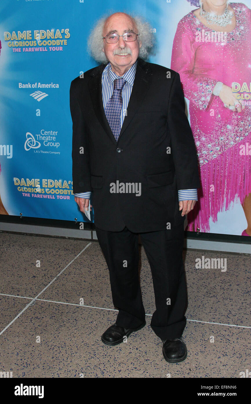 Los Angeles, California, USA. 28th Jan, 2015. Ray Jessel attends 'Dame Edna's Glorious Goodbye Ã The Farewell Tour' - opening night held at The Ahmanson Theatre on January 28th. 2015 in Los Angeles, California. USA. Credit:  TLeopold/Globe Photos/ZUMA Wire/Alamy Live News Stock Photo