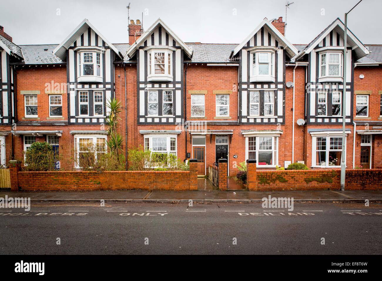 Houses in Sketty, Swansea Stock Photo Alamy