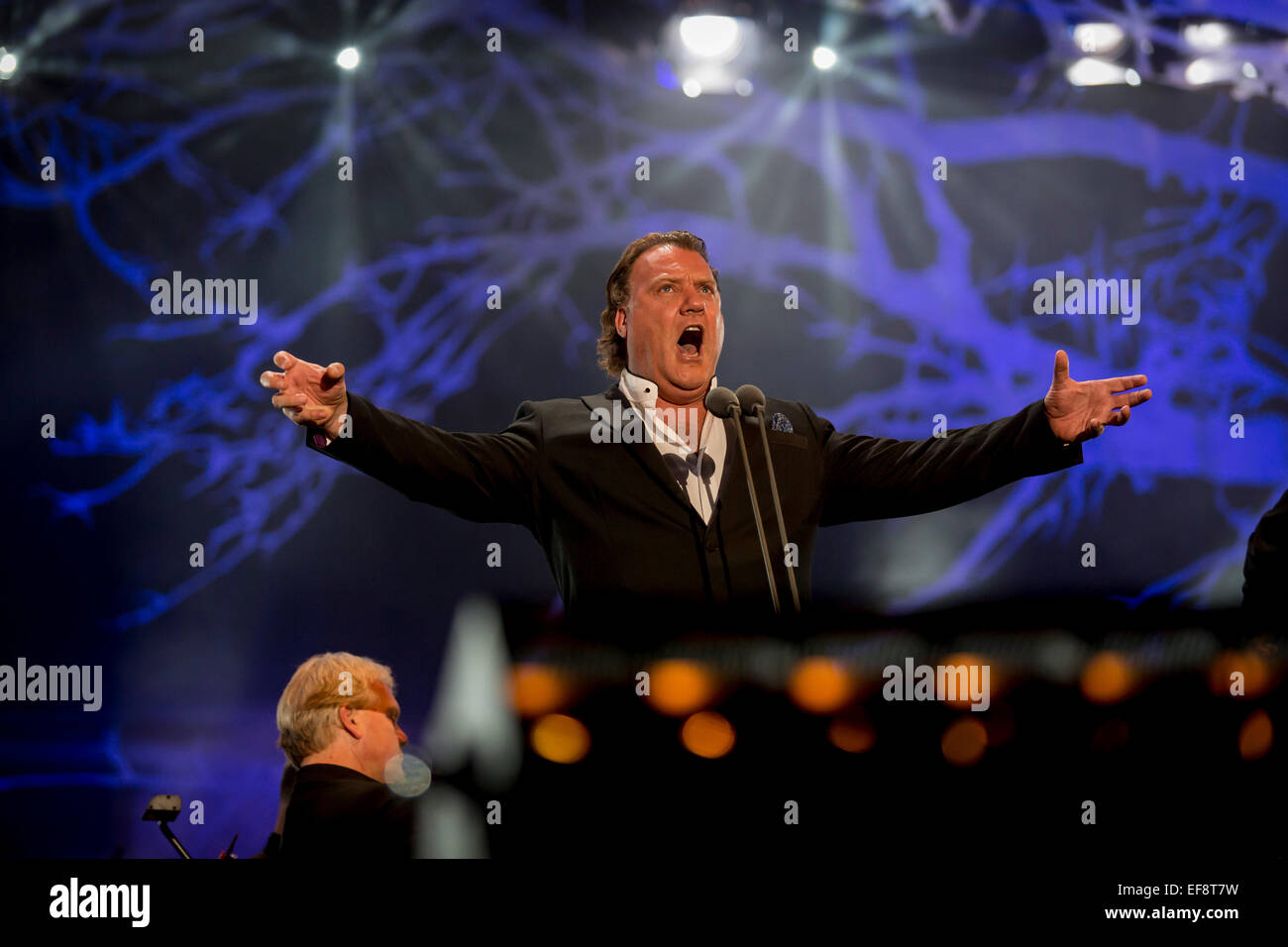 bryn terfel at proms in the park swansea Stock Photo