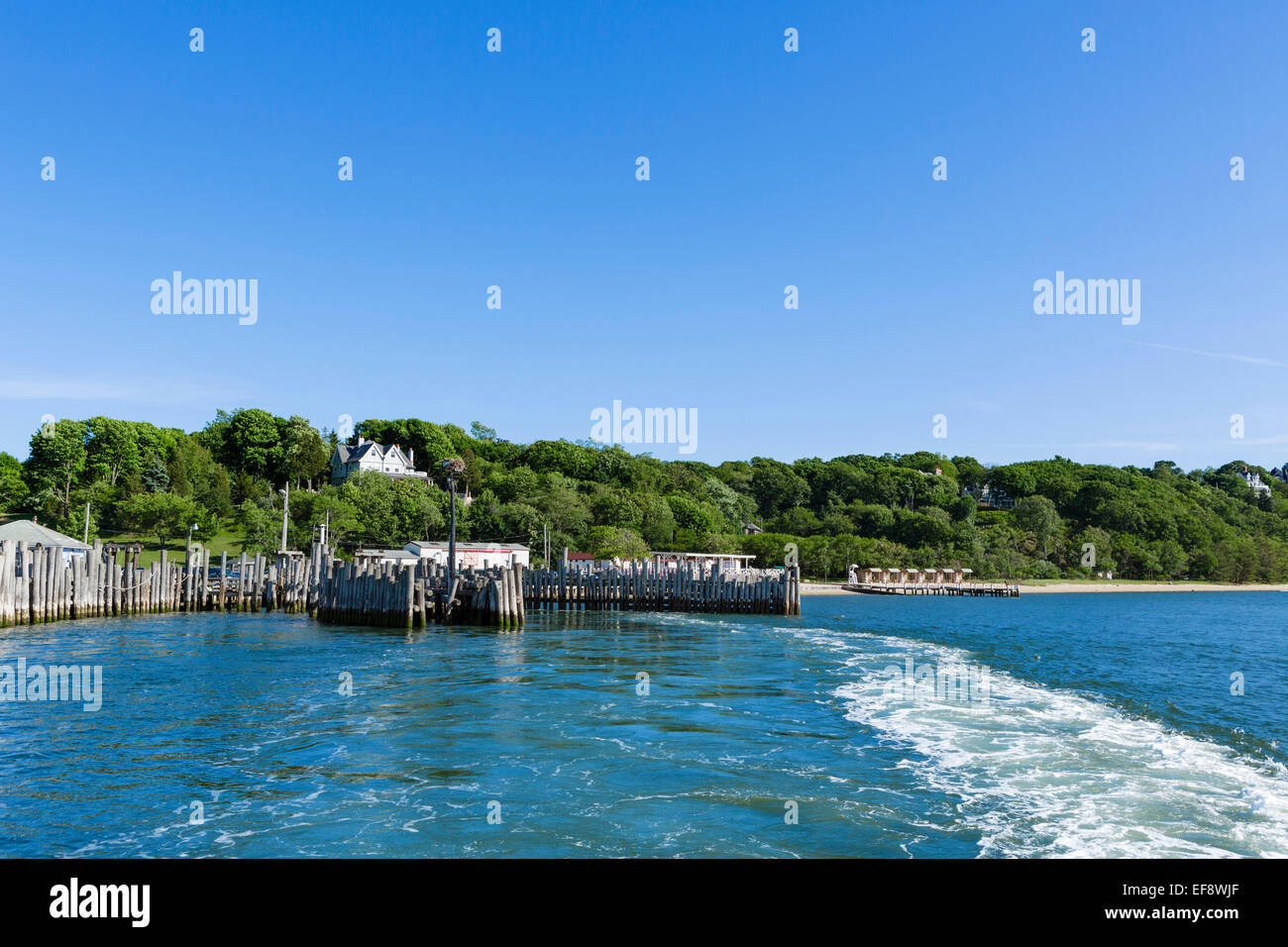 North Ferry leaving Shelter Island for Greenport, Suffolk County, Long