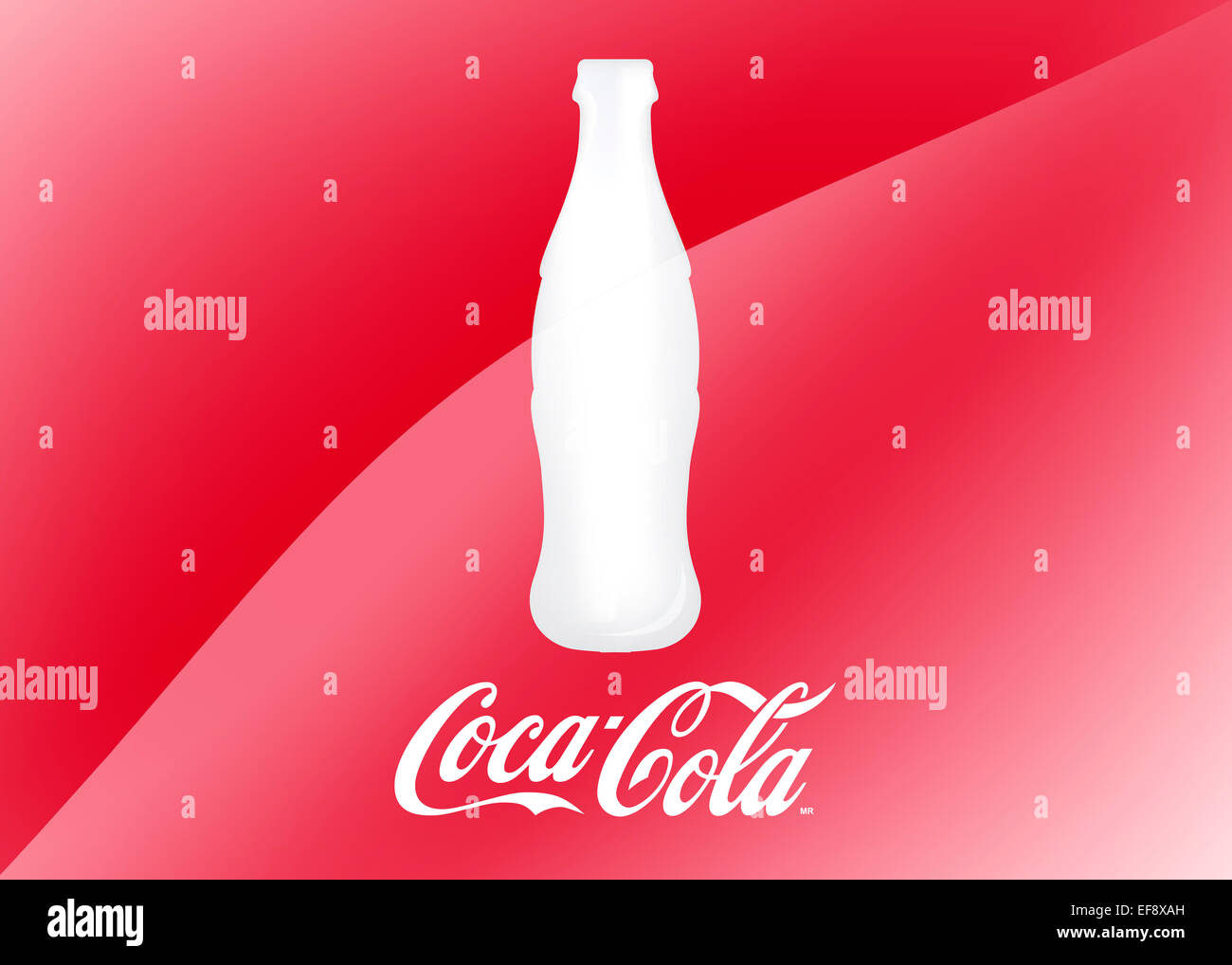 Coca Cola logo icon flag emblem symbol Stock Photo